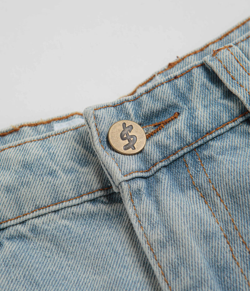 Cash Only Aleka Cargo Jeans in Light Wash