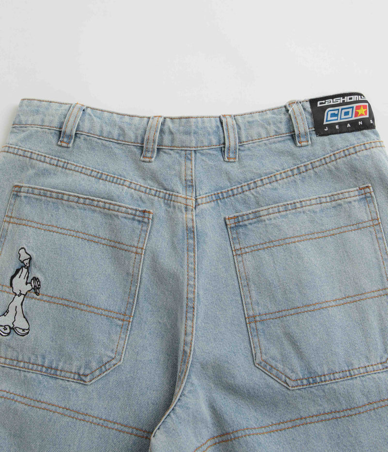 Cash Only Aleka Cargo Jeans in Light Wash
