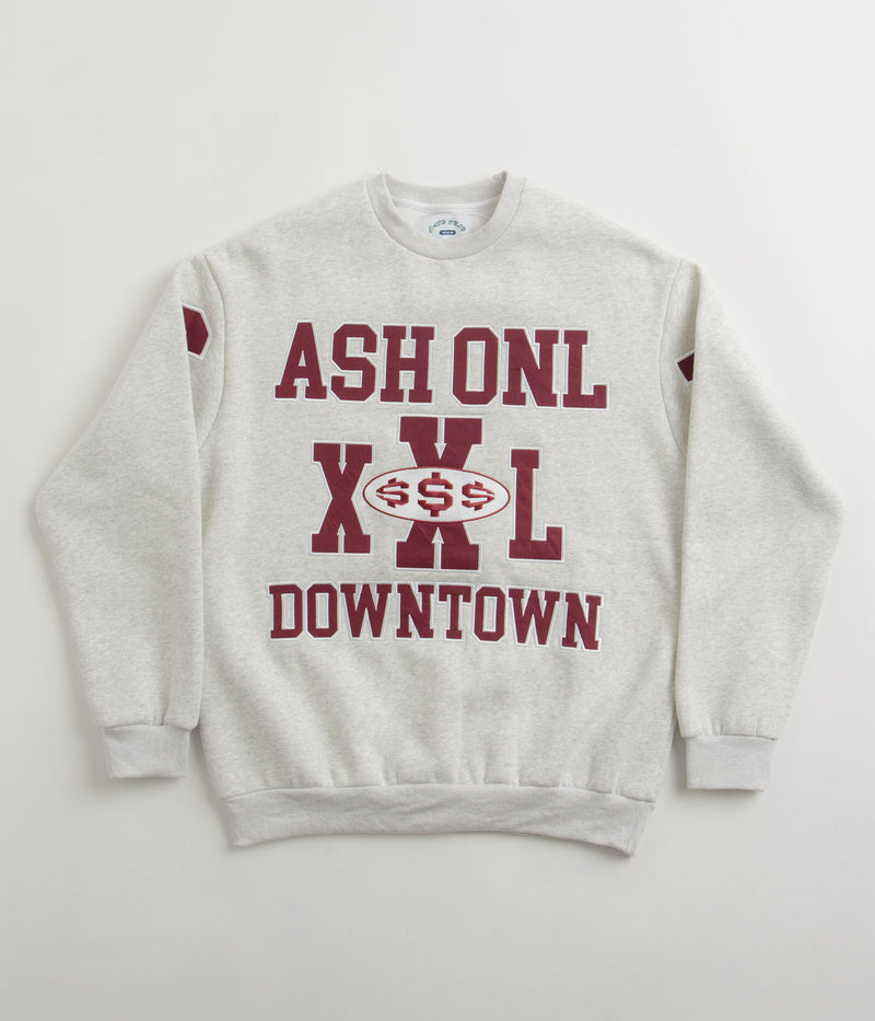 Cash Only Authority Crewneck Sweatshirt in Ash