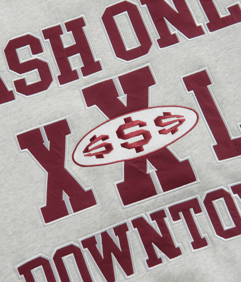 Cash Only Authority Crewneck Sweatshirt in Ash