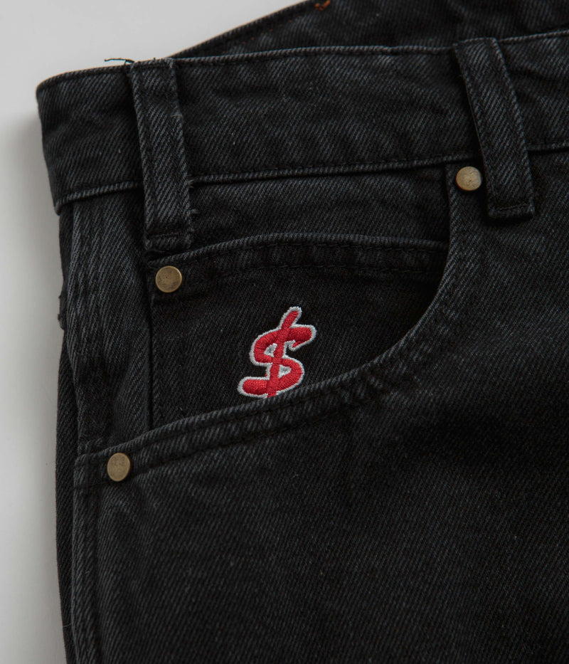Cash Only Bone Jeans in Black