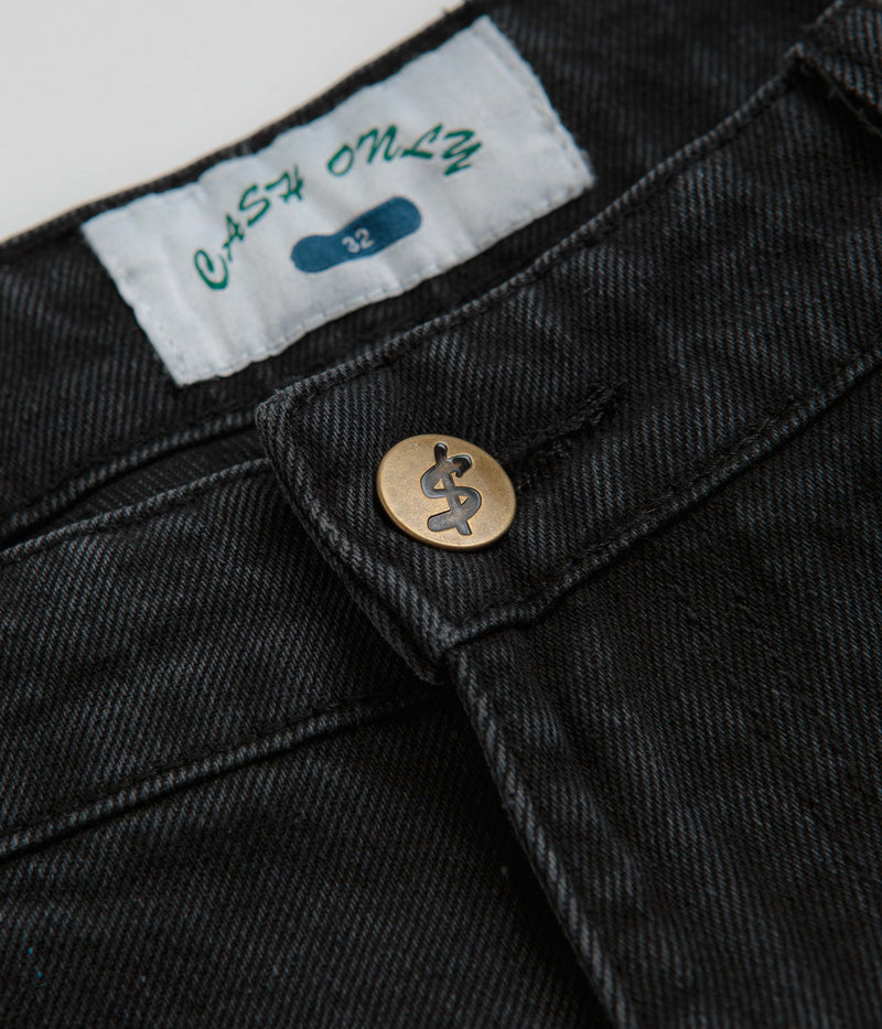 Cash Only Bone Jeans in Black