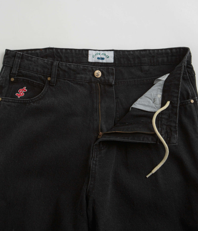 Cash Only Bone Jeans in Black