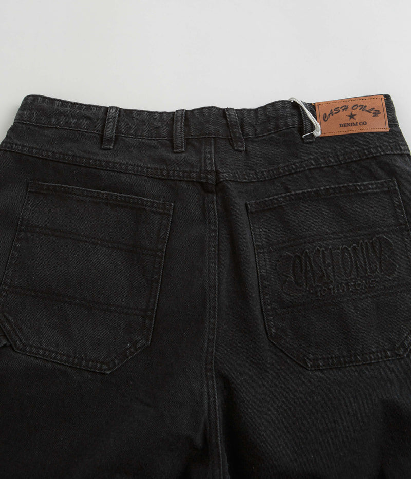 Cash Only Bone Jeans in Black