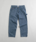Cash Only Bone Jeans in Streaky Indigo