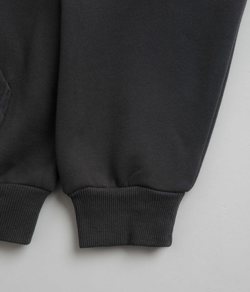 Cash Only Campus Zip-Thru Hoodie in Black and Blue