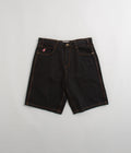 Cash Only Logo Denim Shorts in Washed Black