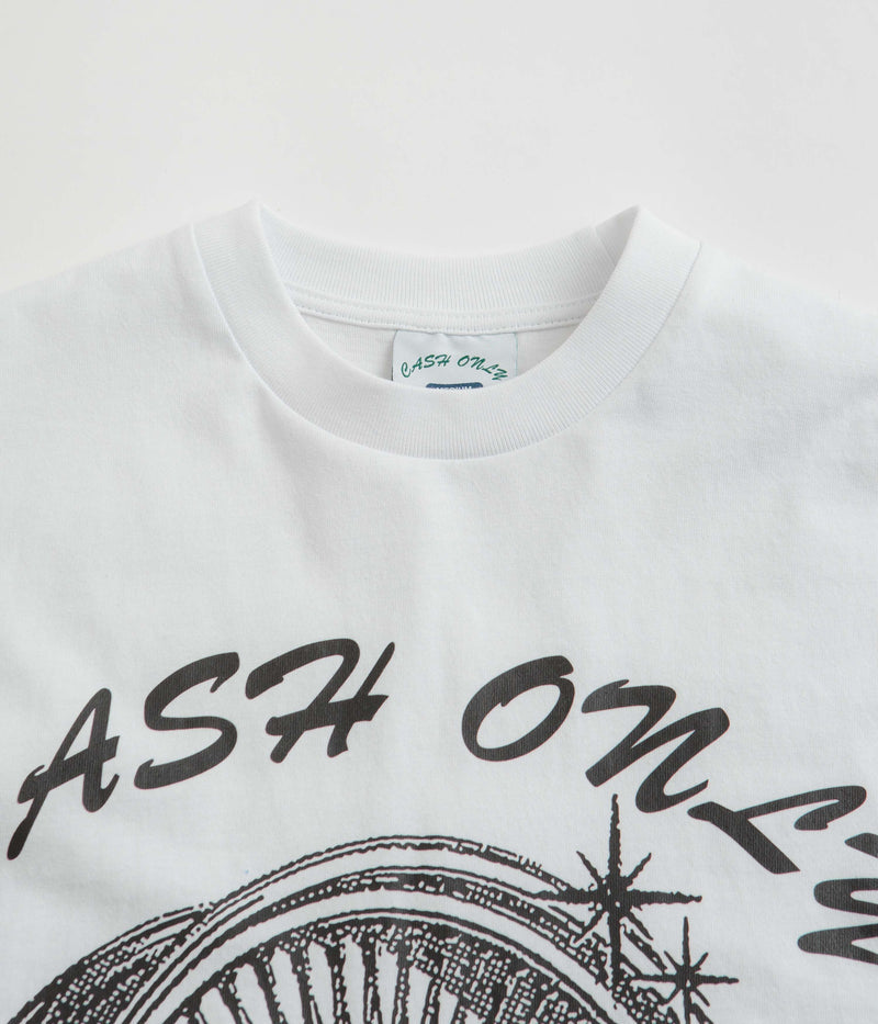 Cash Only Wheels T-Shirt in White