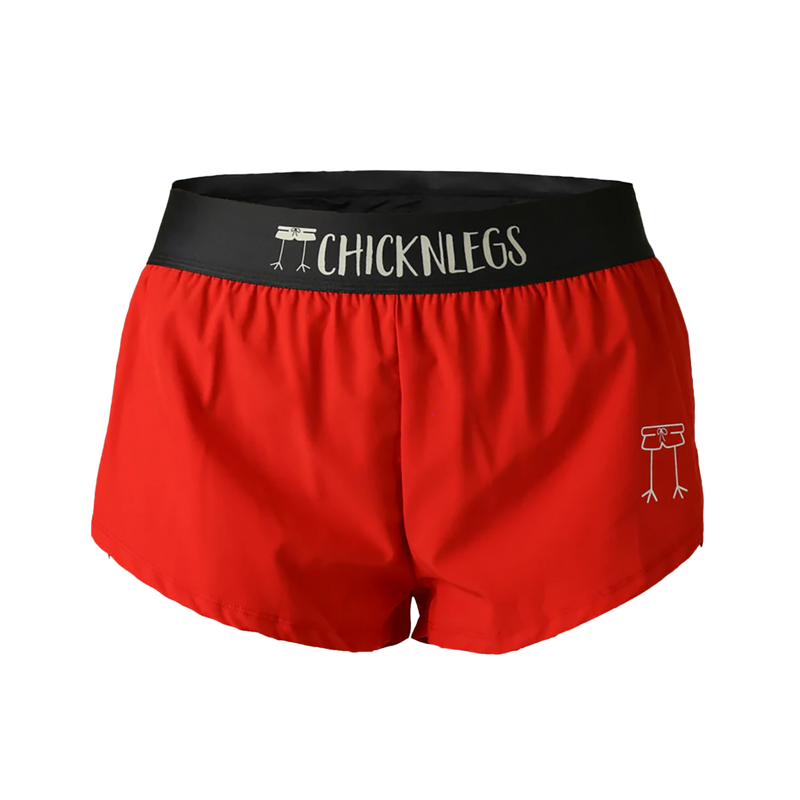 ChicknLegs 1.5" Split Shorts Red