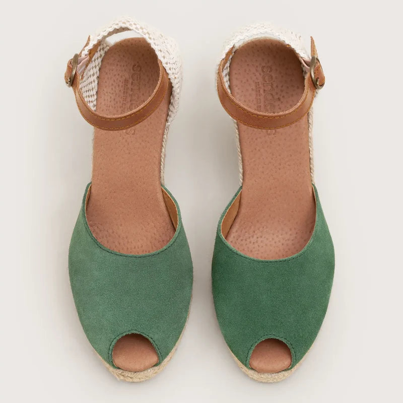 Cielo - Green Suede