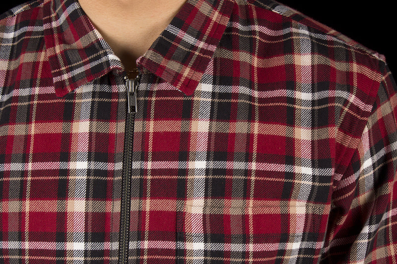 Stussy Classic Zip Up Plaid L/S Shirt