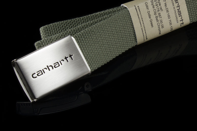 Carhartt WIP Clip Belt Chrome