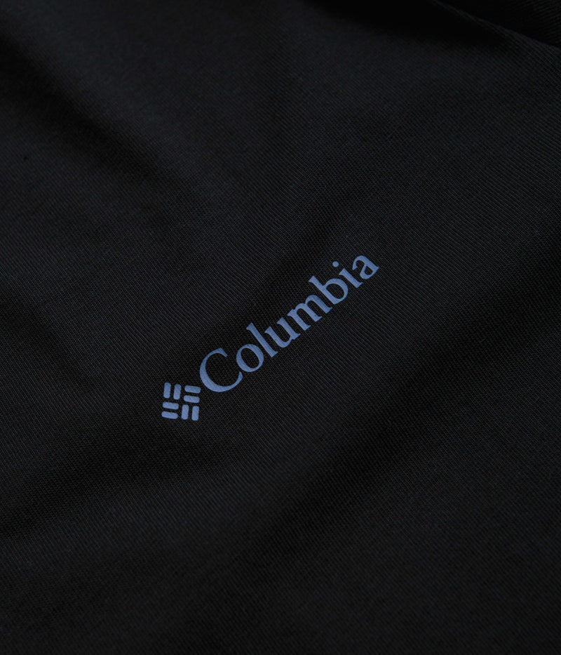 Columbia Explorers Canyon Back T-Shirt in Black and Bearly Tribe