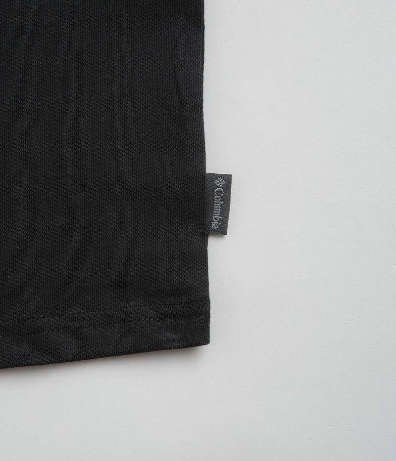 Columbia Explorers Canyon Back T-Shirt in Black and Bearly Tribe