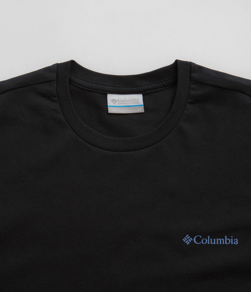 Columbia Explorers Canyon Back T-Shirt in Black and Bearly Tribe