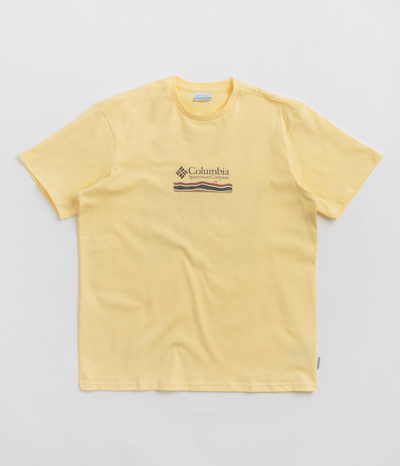 Columbia Explorers Canyon Back T-Shirt in Sunkissed and Heritage Hills
