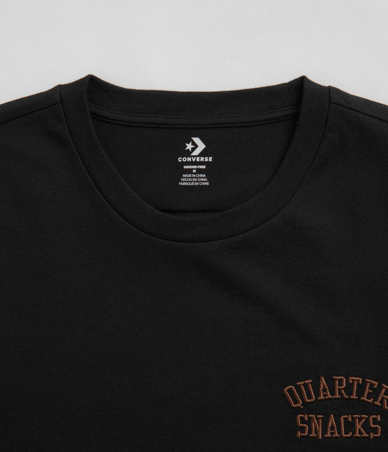 Converse x Quartersnacks T-Shirt in Converse Black
