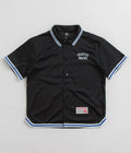 Converse x Quartersnacks Warm Up Shirt in Converse Black