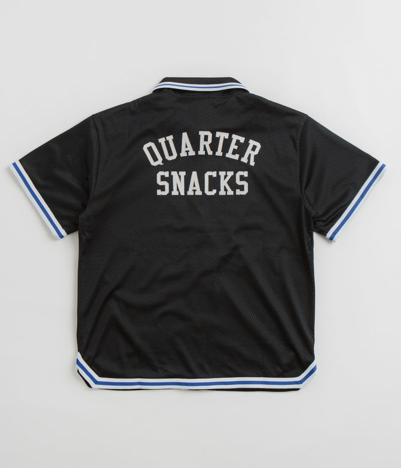 Converse x Quartersnacks Warm Up Shirt in Converse Black