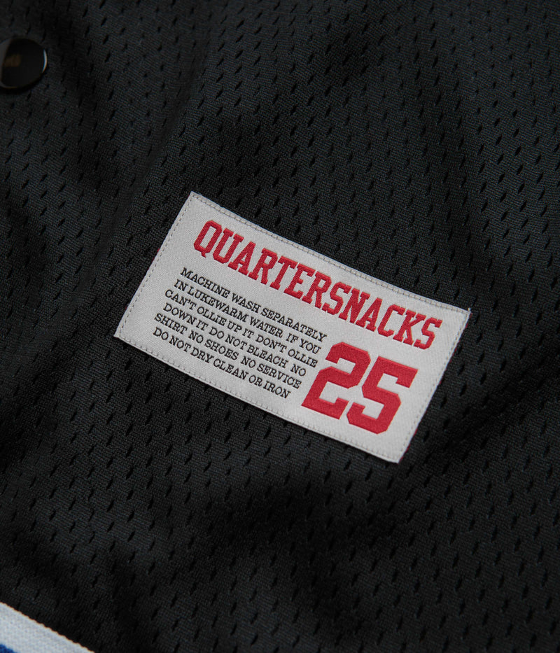 Converse x Quartersnacks Warm Up Shirt in Converse Black