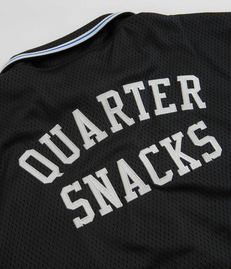 Converse x Quartersnacks Warm Up Shirt in Converse Black
