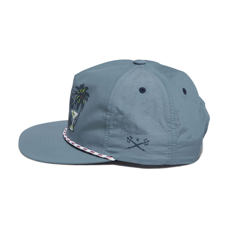 Dark Seas Tiki Time Hat - Light Blue