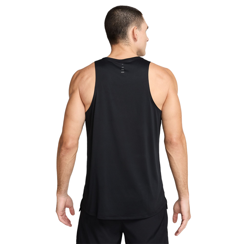 Dri FIT Stride Tank Black Grey Mens