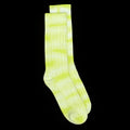 Dyed Ribbed Crew Sock