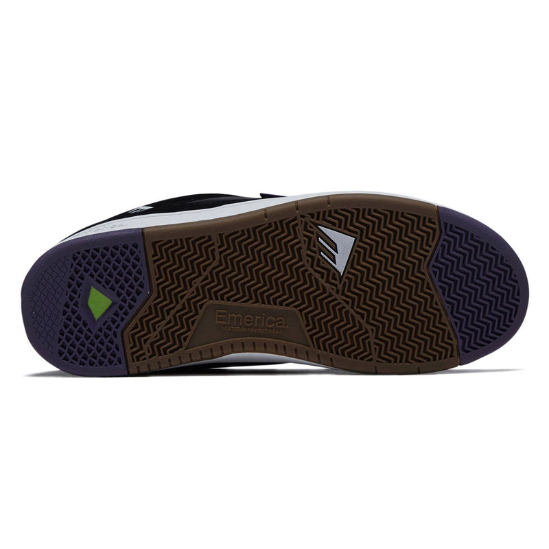 Emerica Mute Shoes - Black/White/Gum