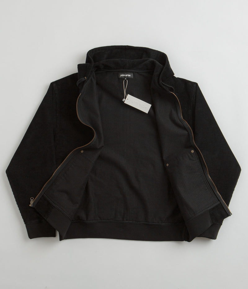 Fucking Awesome KO Corduroy Zipped Hoodie in Black