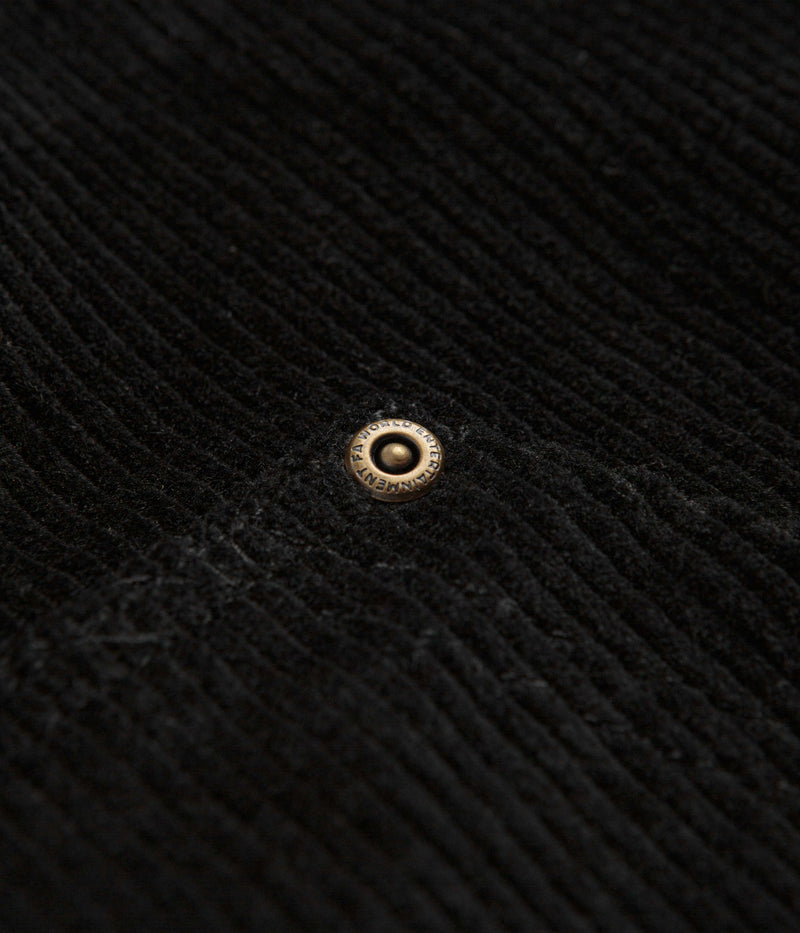 Fucking Awesome KO Corduroy Zipped Hoodie in Black