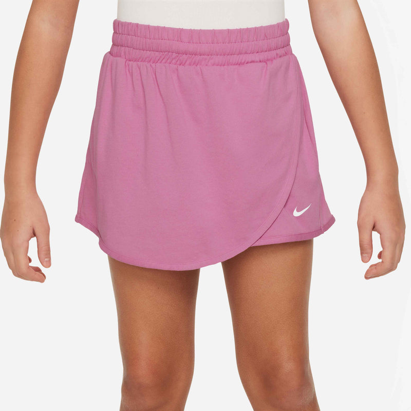 Girls Big Kids' (Girls') Breezy Mid-Rise Skort in Magic Flamingo/White