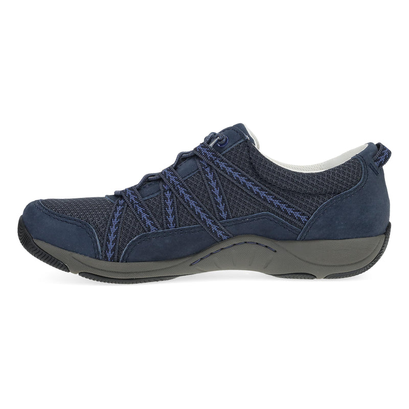 Side image of Harlyn Navy Suede