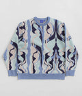Helas Mirage Knit Crewneck Sweatshirt in Blue