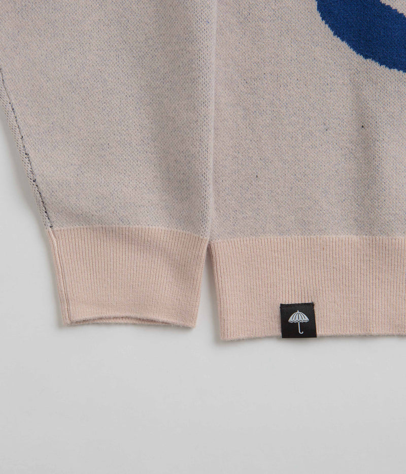 Helas Nesta Knit Crewneck Sweatshirt in Cream