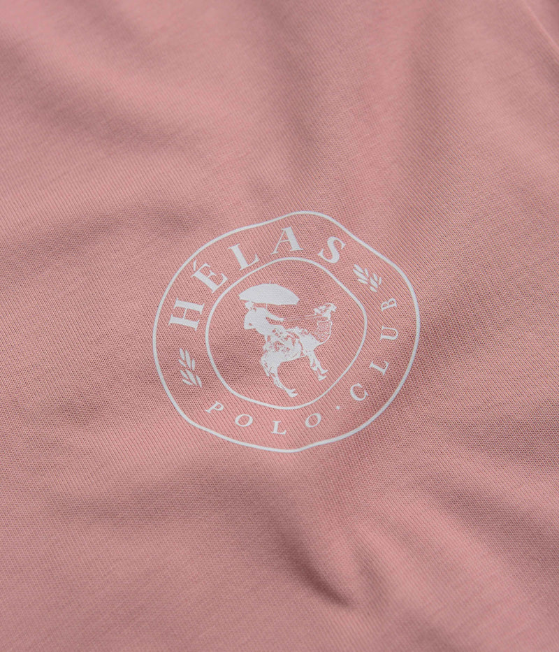 Helas Polo Club Long Sleeve T-Shirt in Poudre Red