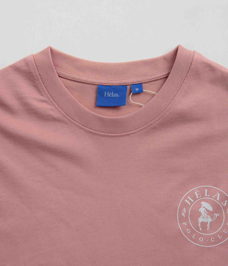Helas Polo Club Long Sleeve T-Shirt in Poudre Red