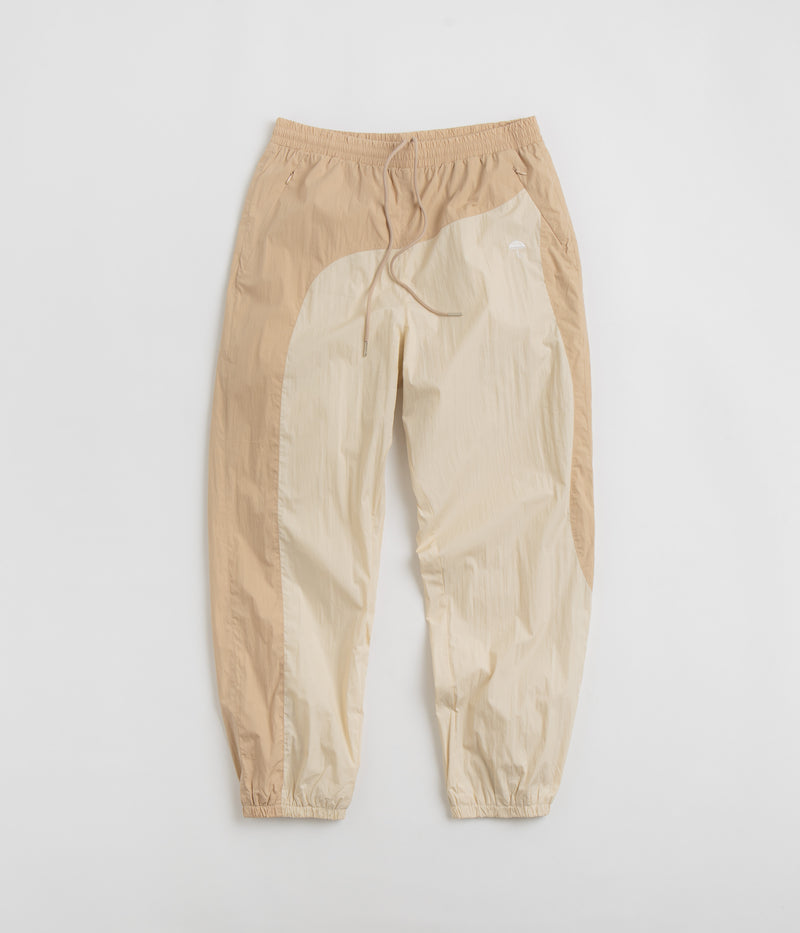 Helas Sand Track Pants in Beige and Clear Brown