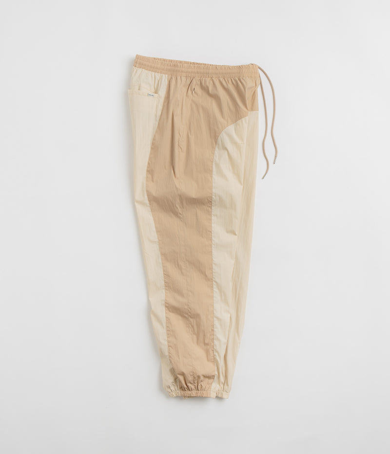 Helas Sand Track Pants in Beige and Clear Brown