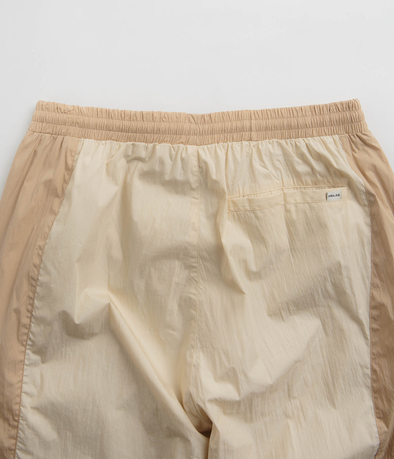 Helas Sand Track Pants in Beige and Clear Brown