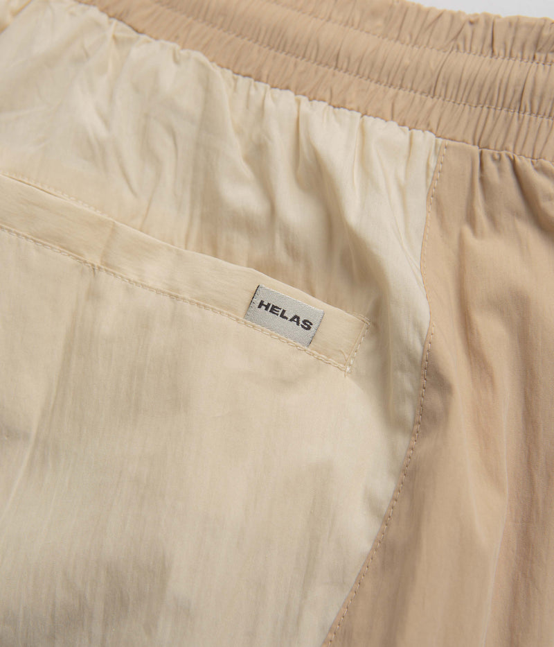 Helas Sand Track Pants in Beige and Clear Brown