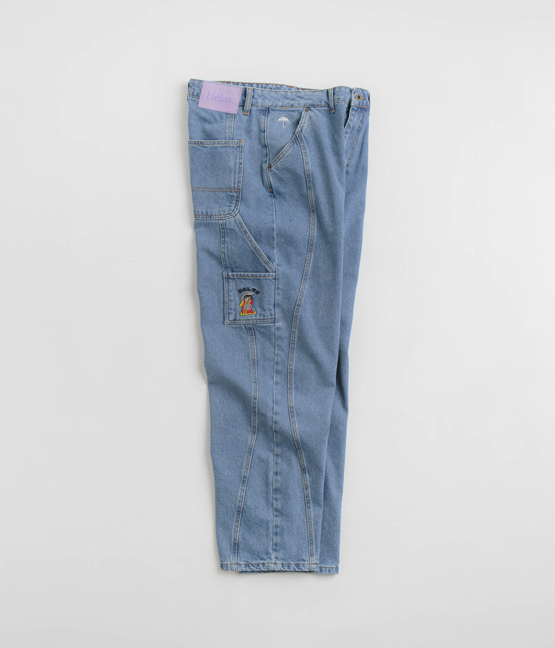 Helas Zigzag Jeans in Light Blue