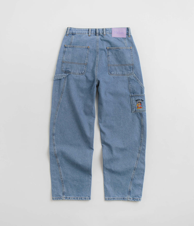 Helas Zigzag Jeans in Light Blue
