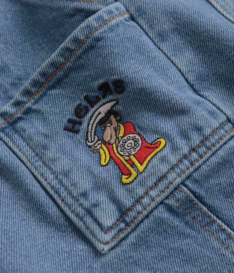 Helas Zigzag Jeans in Light Blue