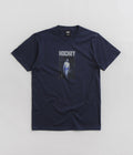 Hockey 50% Of Anxiety T-Shirt in Navy