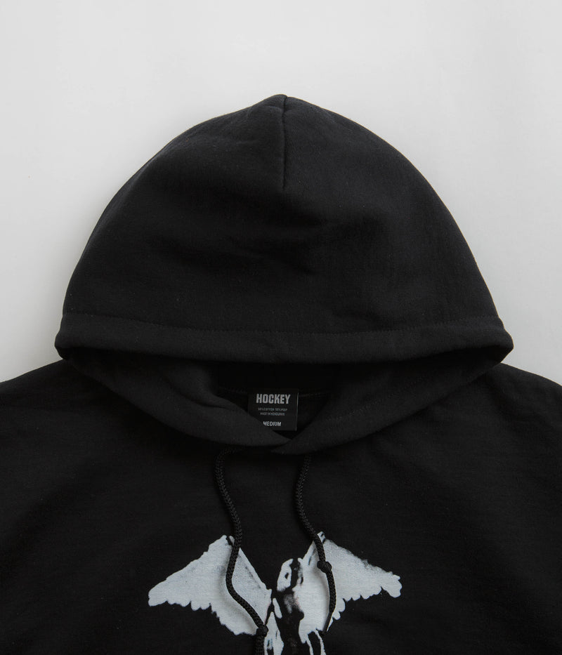 Hockey Angel Hoodie in Black