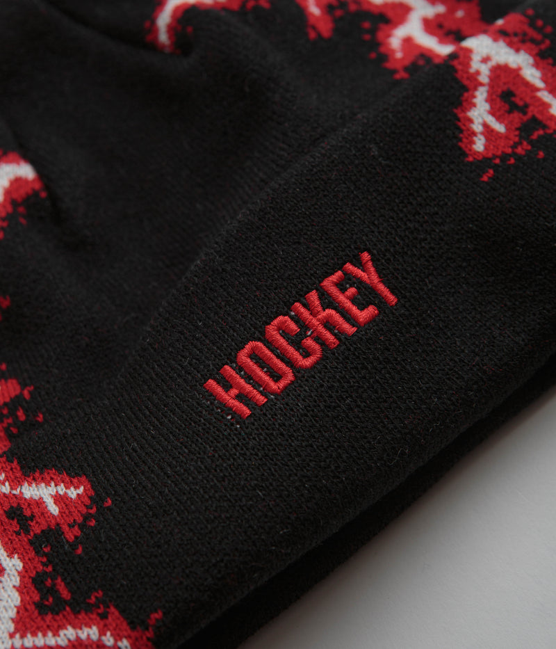 Hockey Lightning Beanie in Black