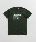 Hockey Thin Ice T-Shirt in Dark Green