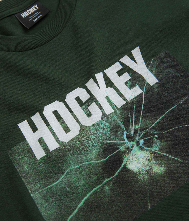 Hockey Thin Ice T-Shirt in Dark Green