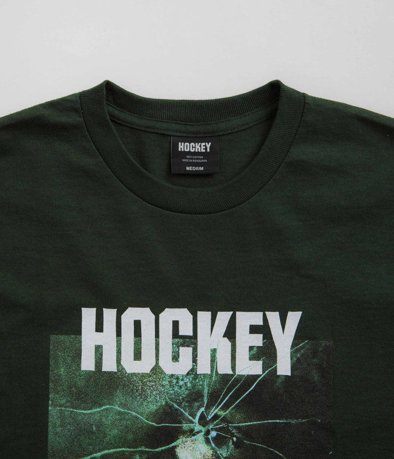 Hockey Thin Ice T-Shirt in Dark Green